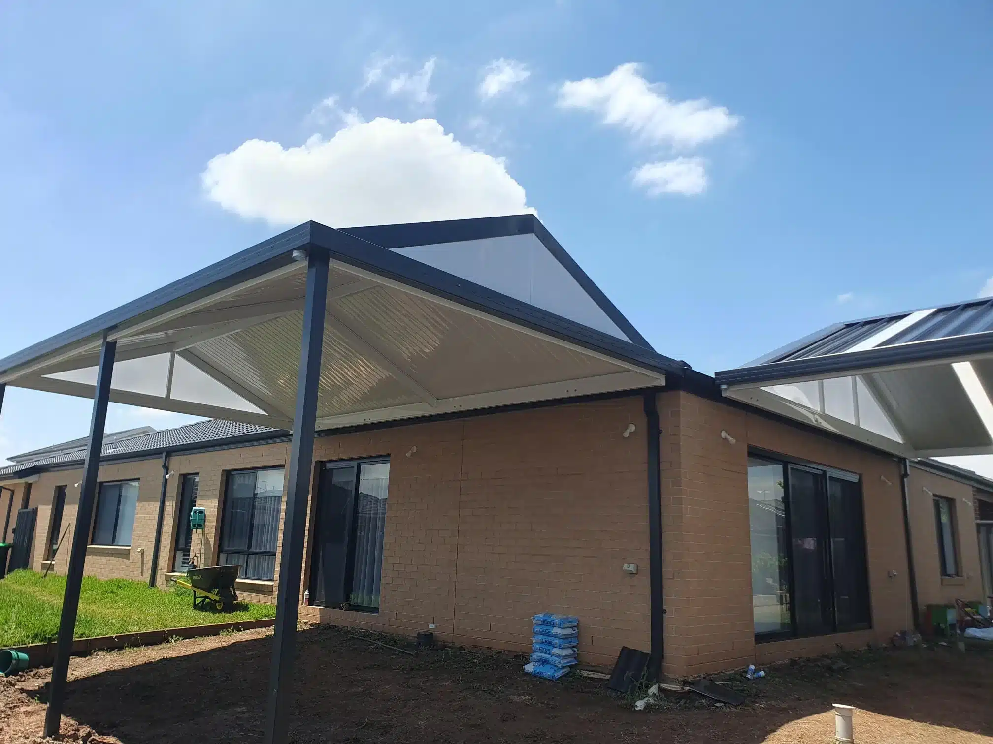 trueline twin gable patio fraser rise qld1